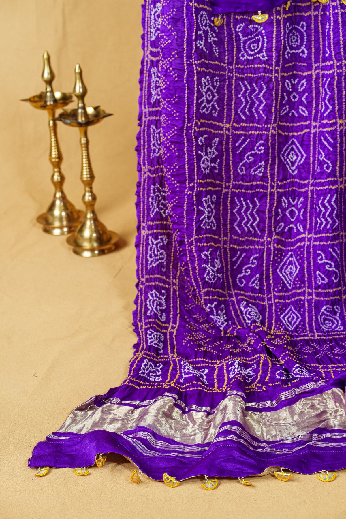 Royal Purple Gharchola Dupatta