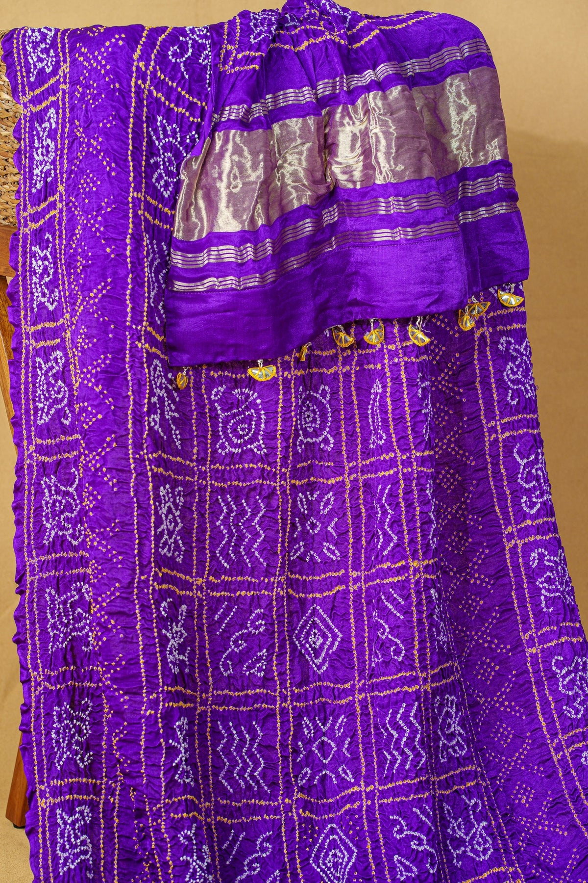 Royal Purple Gharchola Dupatta
